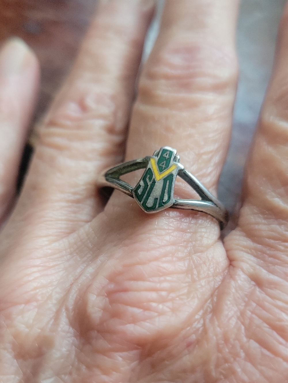 BIRKS~Sterling Silver~1944~Class Ring size 10.5